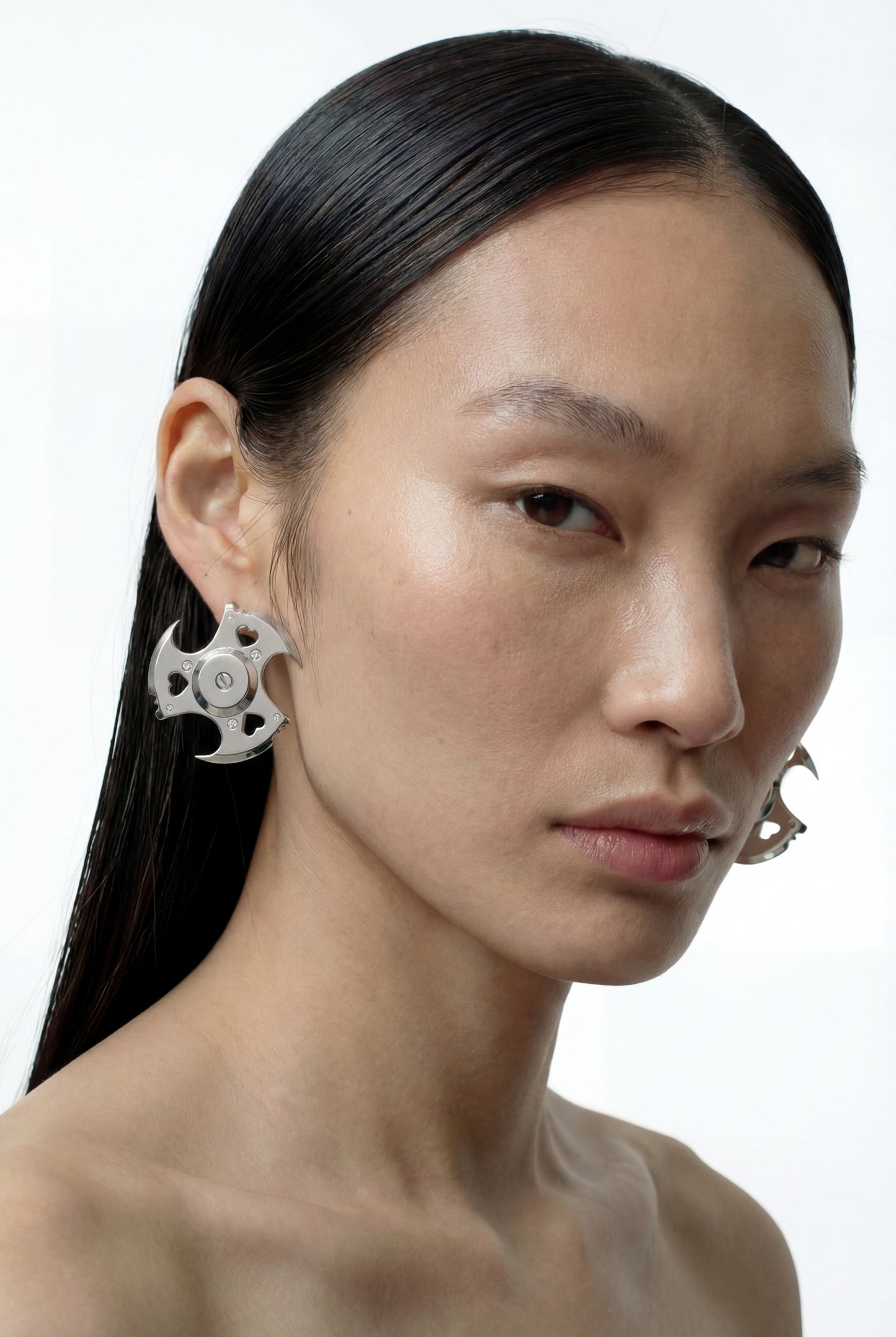 Circular Blade Earrings