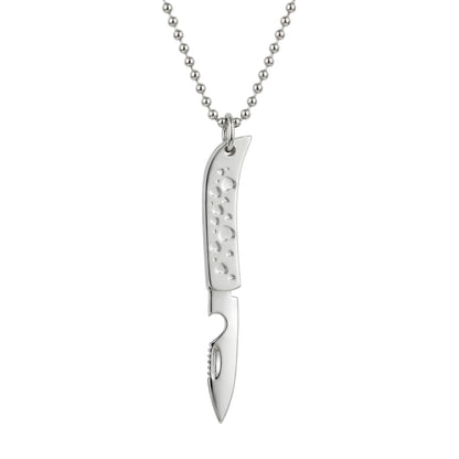 Single Heart Knife Necklace